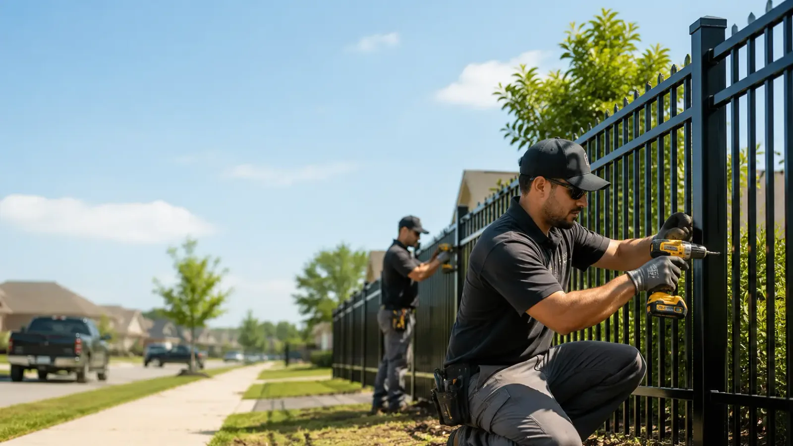 Metal Fence Installation in Gilbert, LA
